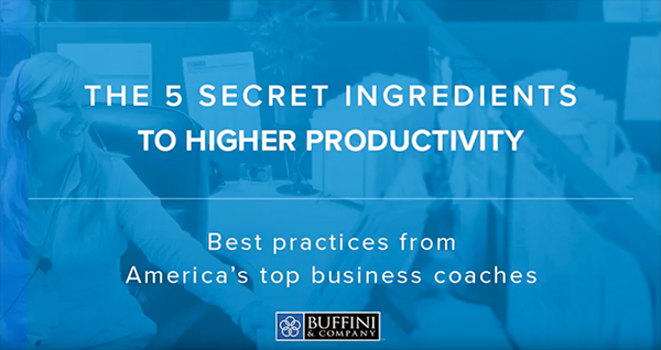 The 5 Secret Ingredients to Higher Productivity